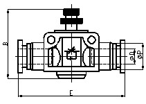 PSF,SPEED CONTROLLER, Pneumatic Fittings with NPT and BSPT thread, Air Fittings, one touch tube fittings, Pneumatic Fitting, Nickel Plated Brass Push in Fittings